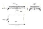 Einachsiger Anhänger auf Blattfedern 264x150 UNITRAILER GARDEN 265/R KIPP mit BIS-Seitenwänden, H-800-Rahmen und blauer Plane