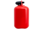 10L HERMON Kunststoffkanister mit Trichter, rot