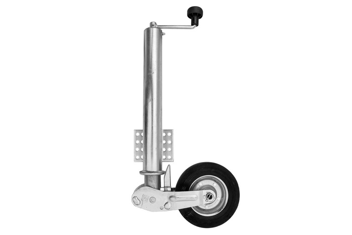 WINTERHOFF VK60-KH-200VBB automatisches Stützrad mit Griff 250 kg 60 mm 560–1030 mm