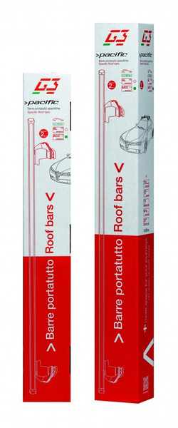 Dachträger universal G3 Pacific 64.130-68.094 Aluminium