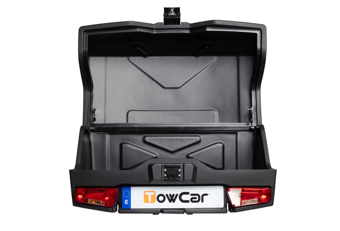 Towbox EVO Classic Grau - Anhängerkupplungs-Gepäckbox