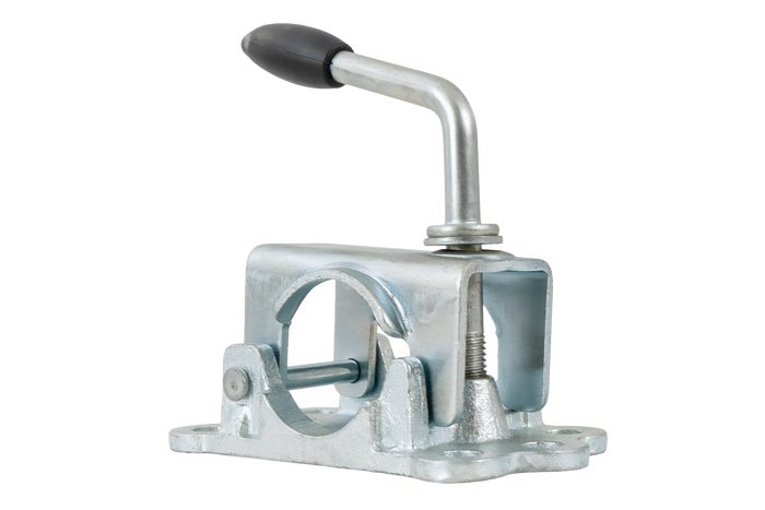 Klemme für das KNOTT LBG48 Stützrad, Gusseisen, 48 mm
