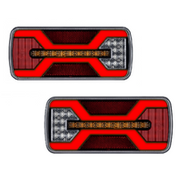 KAMAR X-SPIDER L2430+L2431 Rückleuchten, Bajonettanschluss 5-PIN, 7 Funktionen, links+rechts