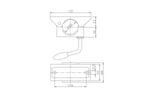 Feste Halterung mit Klemme WINTERHOFF RSR48-700+KLE48 150 kg 48 mm 700 mm