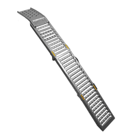 UNITRAILER ALR005 klappbare Auffahrrampe aus Stahl für Anhänger, 200 cm, 250 kg
