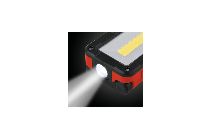Tragbarer Scheinwerfer + Taschenlampe YATO YT-81819 COB-LED 300 lm