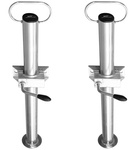 Satz aus zwei festen Stützen mit Klemmen UNITRAILER 300 kg 48 mm 600 mm