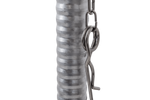 KNOTT TK48 Stützrad, Wellrohr, 300 kg, 48 mm, 700–940 mm