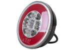 TT TECHNOLOGY TT.12008 Glo-Trac LED-Rücklicht im Hamburger-Design, 3 Funktionen, universell
