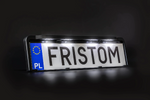 Kennzeichenhalterung mit LED-Beleuchtung FRISTOM FT-264 LED M15